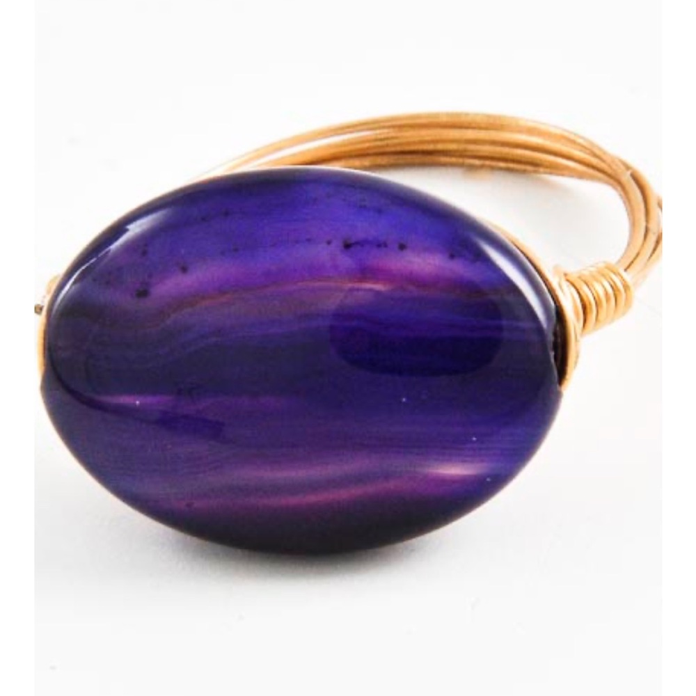 Amethyst Cabochon Ring
